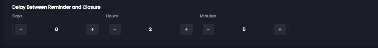 Delay Timing Autoclose