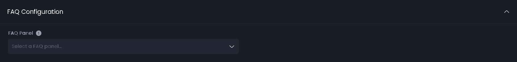 Ticket Panel Configuration
