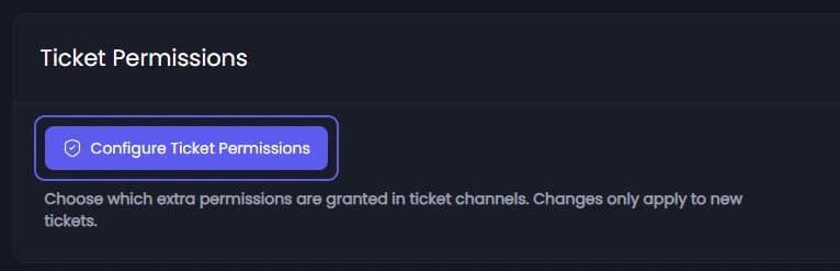 Configure Ticket Permissions