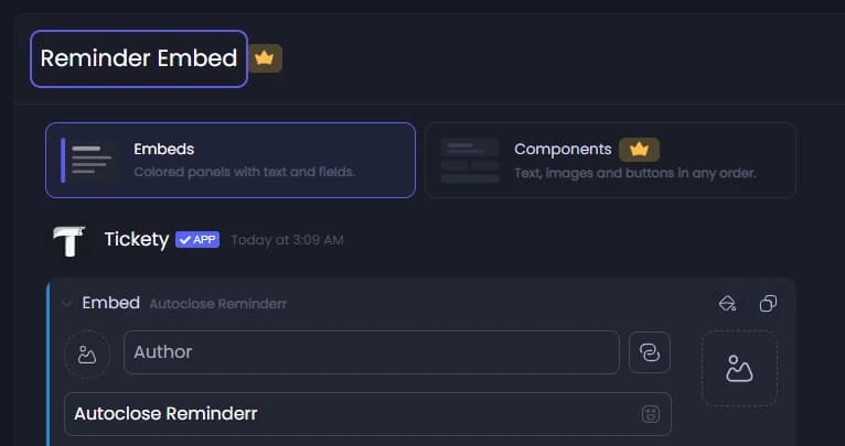 Reminder Embed