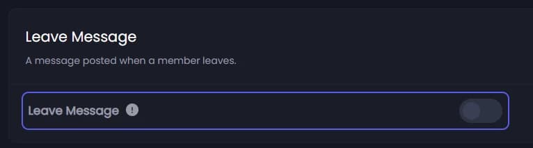 Leave Message